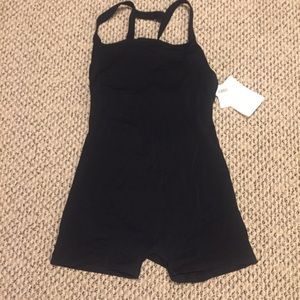 GAP fit NWT black workout romper